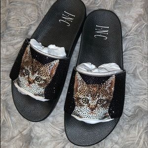 Blinged out Kitty slides